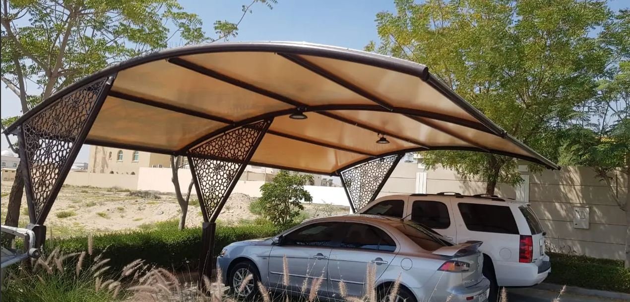 Cantilever Down Support Car Parking Shade