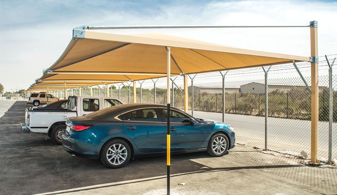 Pyramid Parking Car Parking Shade