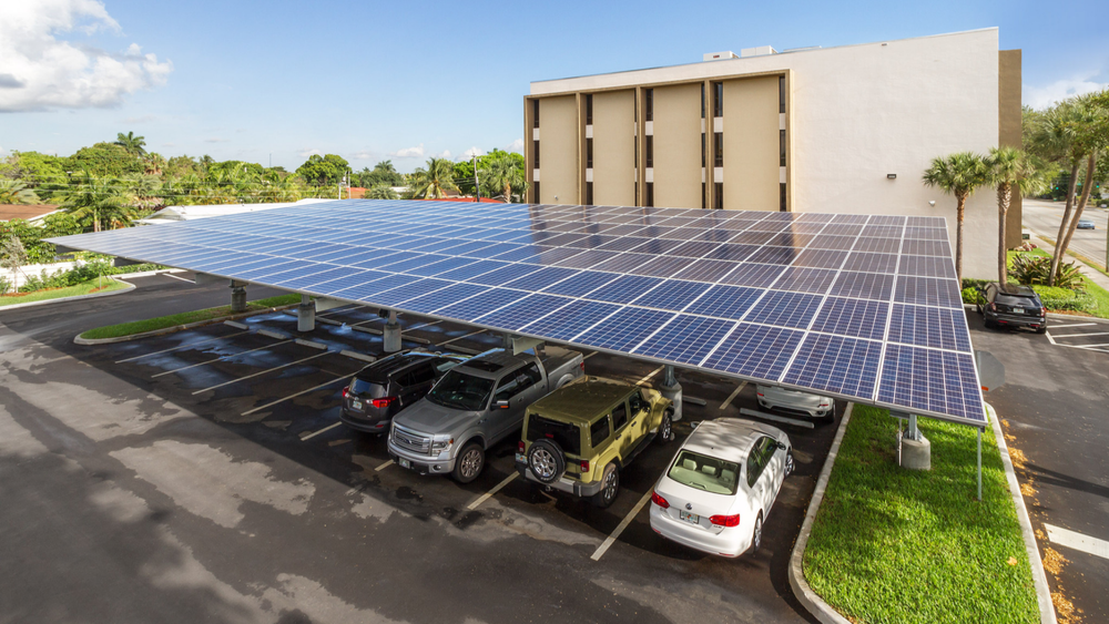 Solar Parking Shades